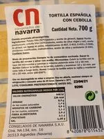 Mängden socker i Tortilla española con cebolla