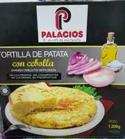 Mängden socker i Tortilla de patatas con cebolla congelada - Palacios