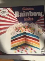 Mängden socker i Rainbow cake