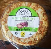 Mängden socker i Tortilla vengas con cebolla