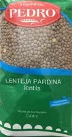Mängden socker i Lenteja pardina