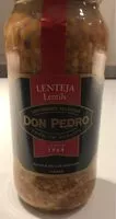 Mängden socker i Lentejas Don Pedro
