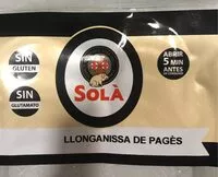 Mängden socker i Llonganissa de pagès