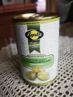 Mängden socker i Aceituna verde manzanilla sevillana con hueso