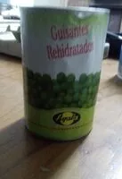 Mängden socker i guisantes