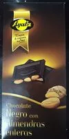 Mängden socker i Chocolate negro con almendras enteras