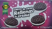 Mängden socker i Galletas de cacao Rellenas de crema