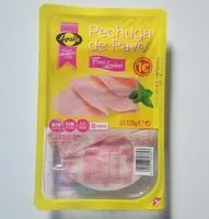 Mängden socker i Pechuga de Pavo ayala