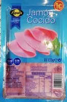Mängden socker i Jamón cocido