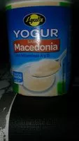 Mängden socker i Yogur sabor macedonia