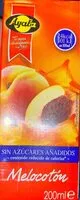 Mängden socker i Zumo de melocoton Ayala sin azucares añadidos
