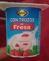 Mängden socker i Yogurt de fresa con trozos