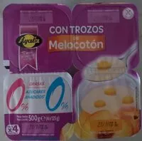 Mängden socker i Yoghurt con trozos de melocotón