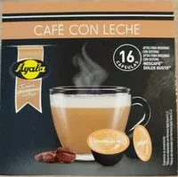 Mängden socker i Cápsulas de café con leche