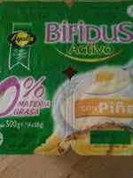 Mängden socker i Yogurt bifidus activo 0% materia grasa