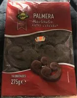 Mängden socker i Palmera bañada con cacao