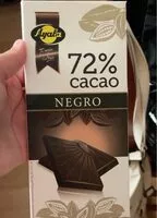Mängden socker i Cacao negro 72