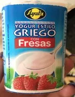 Mängden socker i Yogur estilo griego con fresas