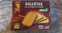 Mängden socker i Galletas con un toque de Canela