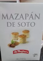 Mängden socker i Mazapán de soto