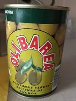 Mängden socker i Aceitunas verdes rellenas de anchoa