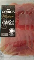 Mängden socker i Jamon S.goikoa Lonch