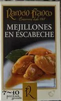 Mängden socker i Mejillones en escabeche