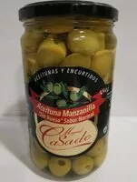 Mängden socker i Aceitunas manzanilla sin hueso