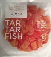 Mängden socker i Tartar fish salmon