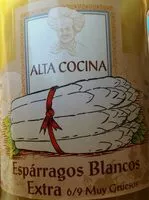 Mängden socker i Espárragos blancos. Chinos