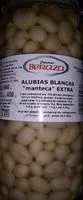 Mängden socker i Alubias blancas manteca extra