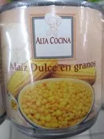 Mängden socker i Maíz dulce en grano