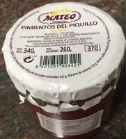 Mängden socker i Pimientos del piquillo extra