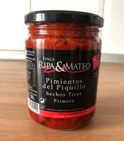 Mängden socker i Pimientos del piquillo hechos tiras