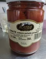 Mängden socker i Tomate entero pelado primera