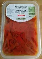 Mängden socker i Pimientos Rojos Asados