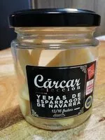 Mängden socker i Carcar. Yemas de espárragos de Navarra. 13/16 frutos
