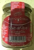 Mängden socker i Bonito del norte en aceite de oliva