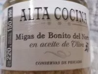 Mängden socker i Migas bonito del norte