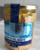 Mängden socker i Bonito del norte en aceite de oliva