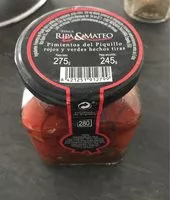 Mängden socker i Pimiétos del piquillo