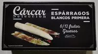 Mängden socker i Espárragos blancos