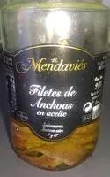 Mängden socker i Filetes de anchoas en aceite