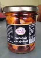 Mängden socker i Tentáculos a la gallega