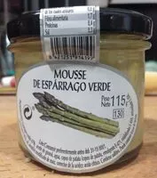 Mängden socker i Mousse de espárrago verde