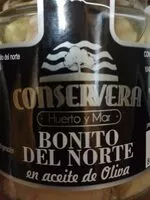 Mängden socker i Bonito del norte en aceite de oliva