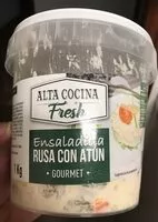 Mängden socker i fresh ensaladilla con atun