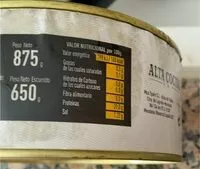 Mängden socker i Migas bonito