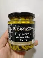 Mängden socker i Piparras