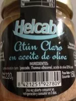 Mängden socker i Atún claro en aceite de oliva